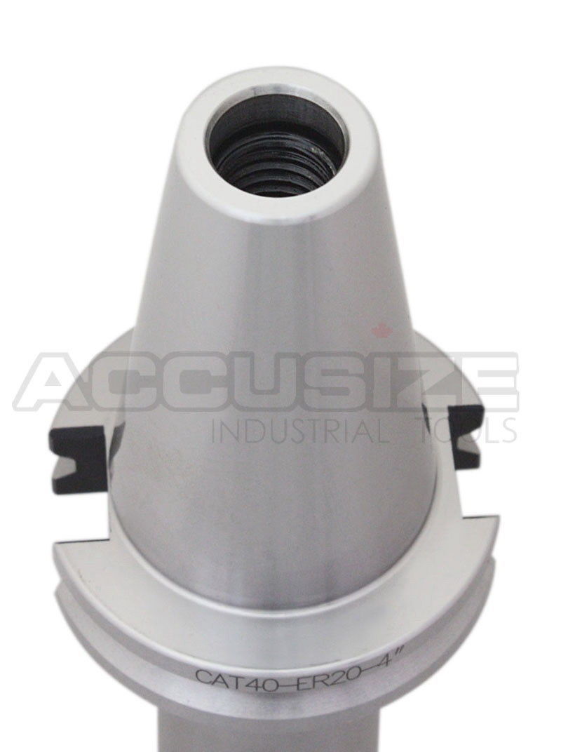 1601-0030x10, 10 Pcs CAT40-ER20 Chucks, V-Flange Collet Chuck with 4'' Gage Length