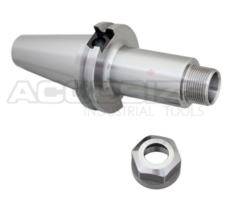 1601-0030x10, 10 Pcs CAT40-ER20 Chucks, V-Flange Collet Chuck with 4'' Gage Length