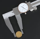 Heavy-Duty Dial Caliper, Stainless Steel