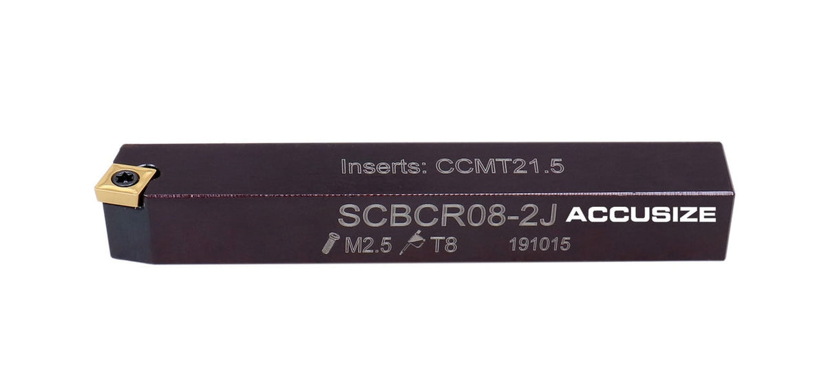 1/2" 9 pièces/jeu, outils de tournage en carbure indexables et barre d'alésage, 2988-0012