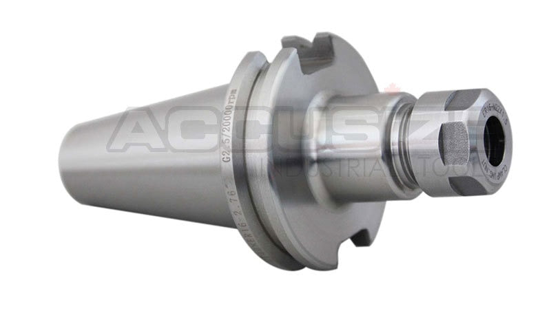2001-0005x10, 10 Pcs Premium CAT40-ER16 V-Flange Collet Chucks, Proj. Length 2.76" Balanced to 20,000 RPM at G2.5