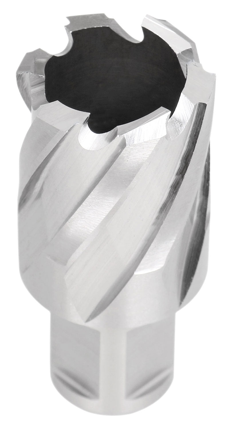 Fraises annulaires H.S.S. de 1" Profondeur de coupe, avec tige Weldon 3/4" ou 1-1/4 po, Ground CBN, ANSI STANDARD