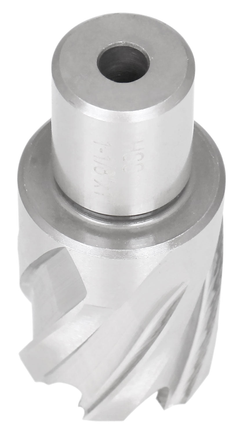 Fraises annulaires H.S.S. de 1" Profondeur de coupe, avec tige Weldon 3/4" ou 1-1/4 po, Ground CBN, ANSI STANDARD