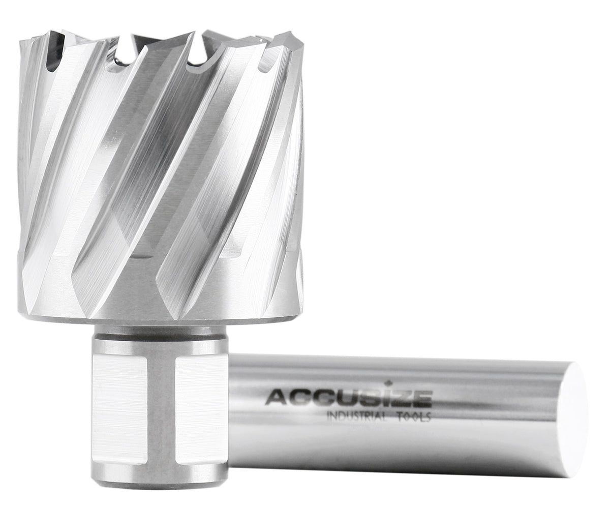 1-9/16'' Cutting Dia, 1'' Cutting Depth, H.S.S. Annular Cutter with 3/4'' Weldon Shank, 2080-2030