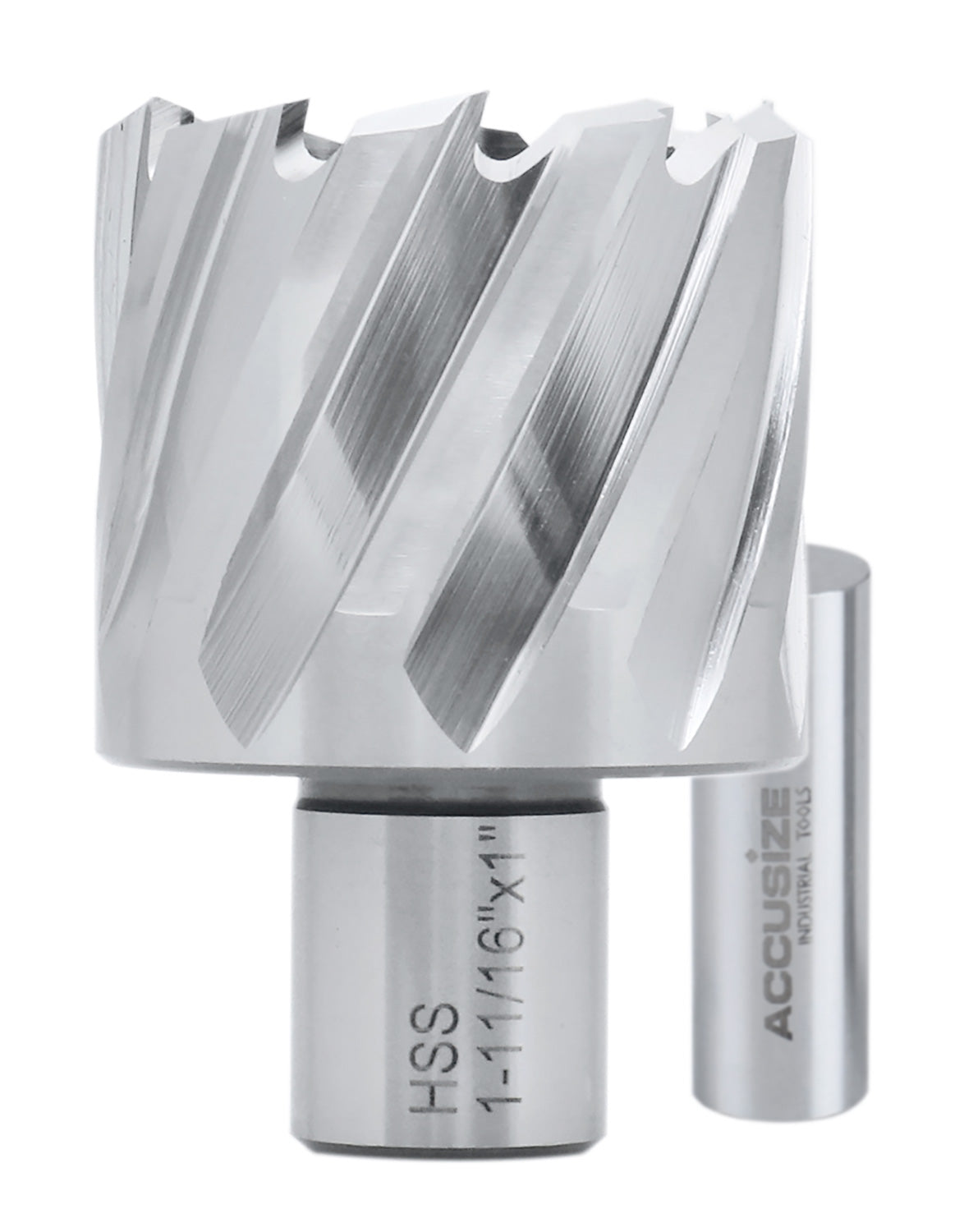 Fraises annulaires H.S.S. de 1" Profondeur de coupe, avec tige Weldon 3/4" ou 1-1/4 po, Ground CBN, ANSI STANDARD