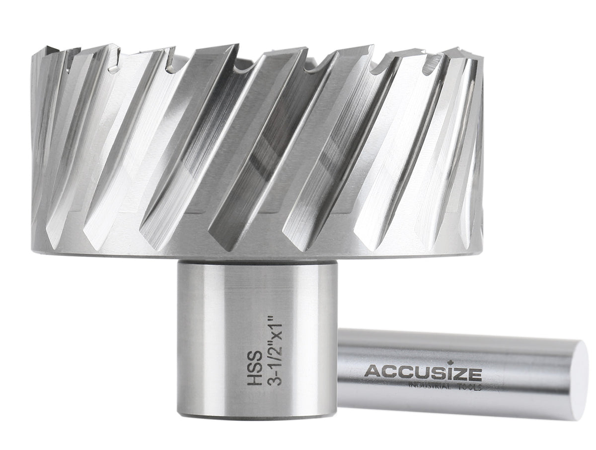 3-1/2'' Cutting Dia, 1'' Cutting Depth, H.S.S. Annular Cutter with 1-1/4'' Shank, 2080-2061