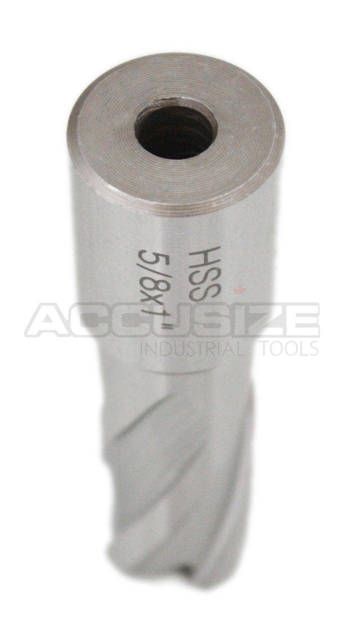 Fraises annulaires H.S.S. de 1" Profondeur de coupe, avec tige Weldon 3/4" ou 1-1/4 po, Ground CBN, ANSI STANDARD