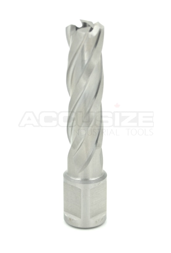 Fraises annulaires H.S.S. de 2" Profondeur de coupe avec tige Weldon 3/4" ou 1-1/4 po, sol CBN, norme ANSI