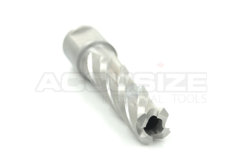 Fraises annulaires H.S.S. de 2" Profondeur de coupe avec tige Weldon 3/4" ou 1-1/4 po, sol CBN, norme ANSI