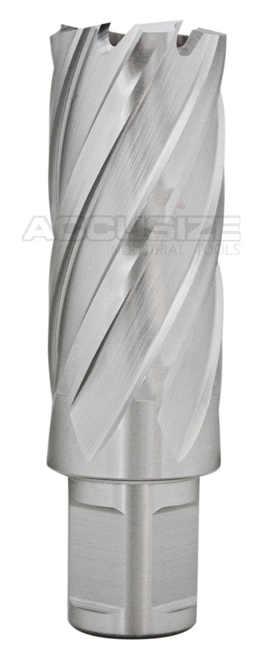 Fraises annulaires H.S.S. de 2" Profondeur de coupe avec tige Weldon 3/4" ou 1-1/4 po, sol CBN, norme ANSI