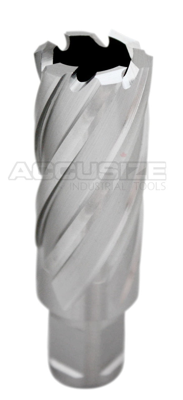Fraises annulaires H.S.S. de 2" Profondeur de coupe avec tige Weldon 3/4" ou 1-1/4 po, sol CBN, norme ANSI