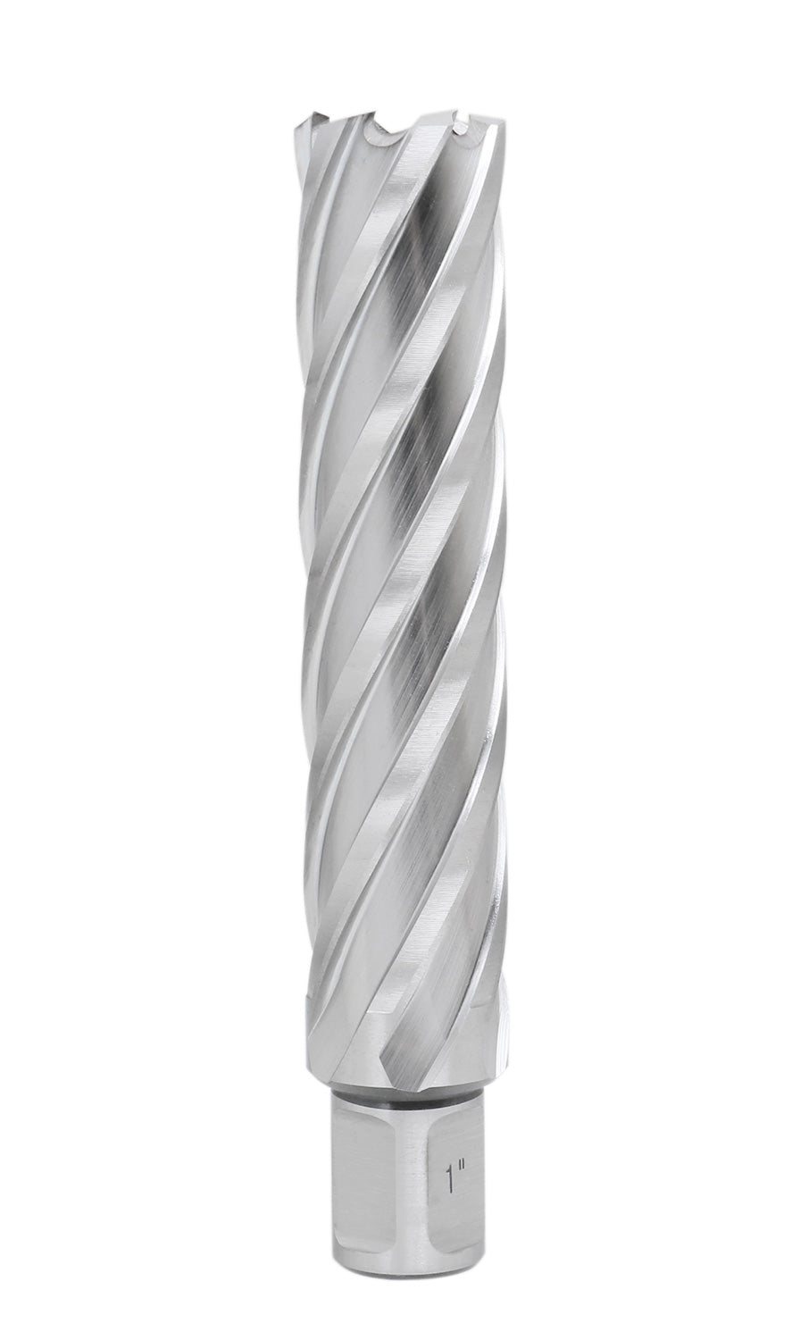 Accusize Industrial Tools 1" Cutting Dia x 4" Cutting Depth with 3/4" Weldon Shank High Speed Steel Slugger Cutter, CBN Ground, 2084-2021