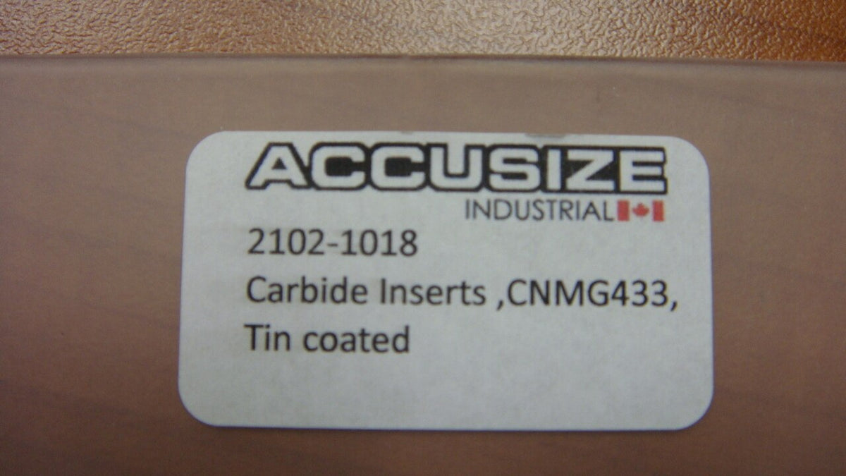 CNMG433, Carbide Inserts, Tin Coated, 10 Pcs/Set