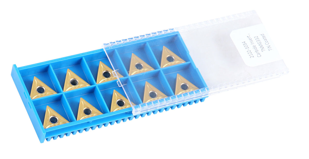 TNMG332, Carbide Inserts, Tin Coated, 10 Pcs/Set