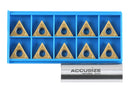 Carbide Inserts, TCMT, TiN / CVD Coated, 10 PCS/SET