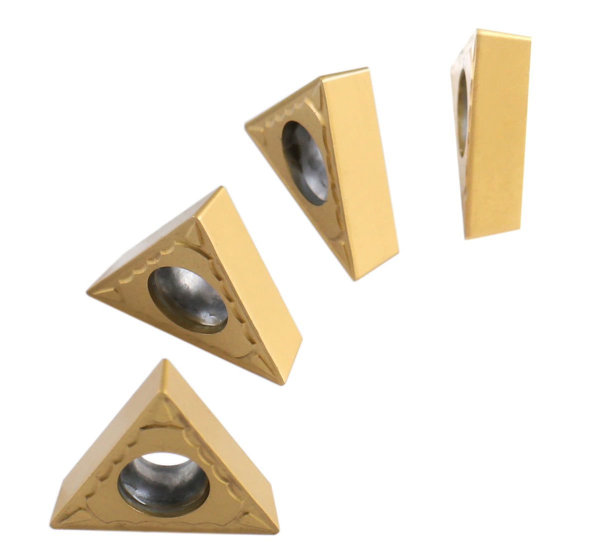 Carbide Inserts, TCMT, TiN / CVD Coated, 10 PCS/SET