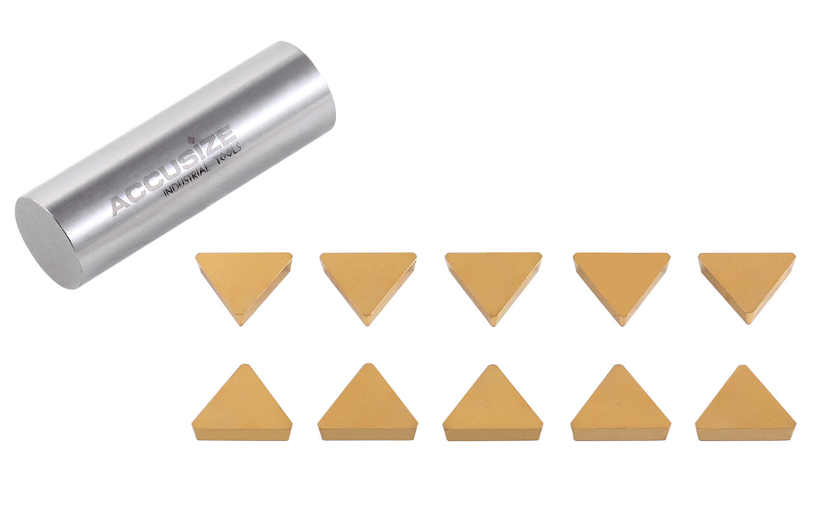 TPU, inserts en carbure revêtus de Tin, 10 pièces/set