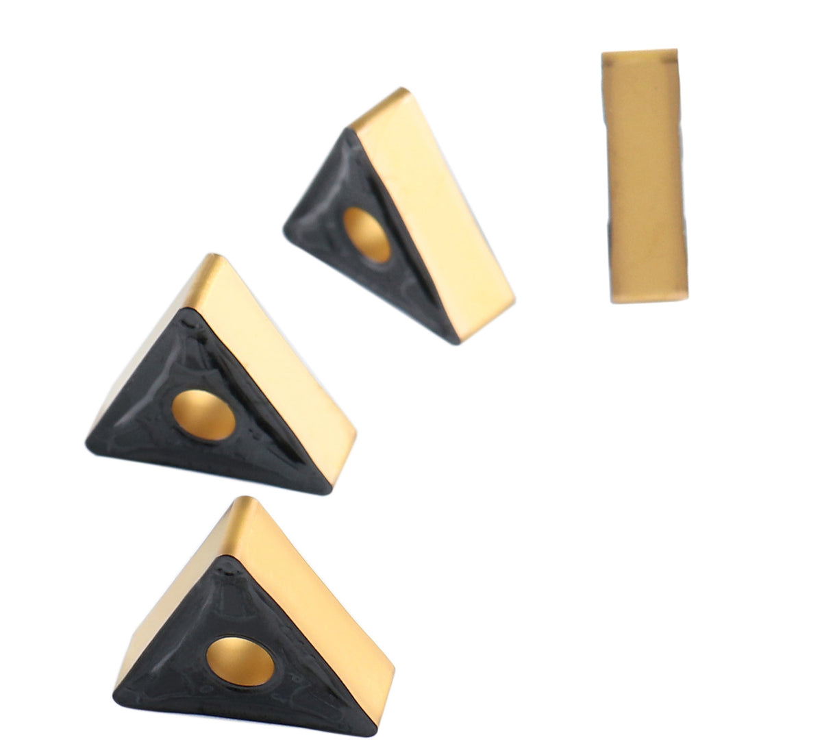 TNMG Carbide Inserts, CVD Coated, Black/Yellow, 10 ps/box