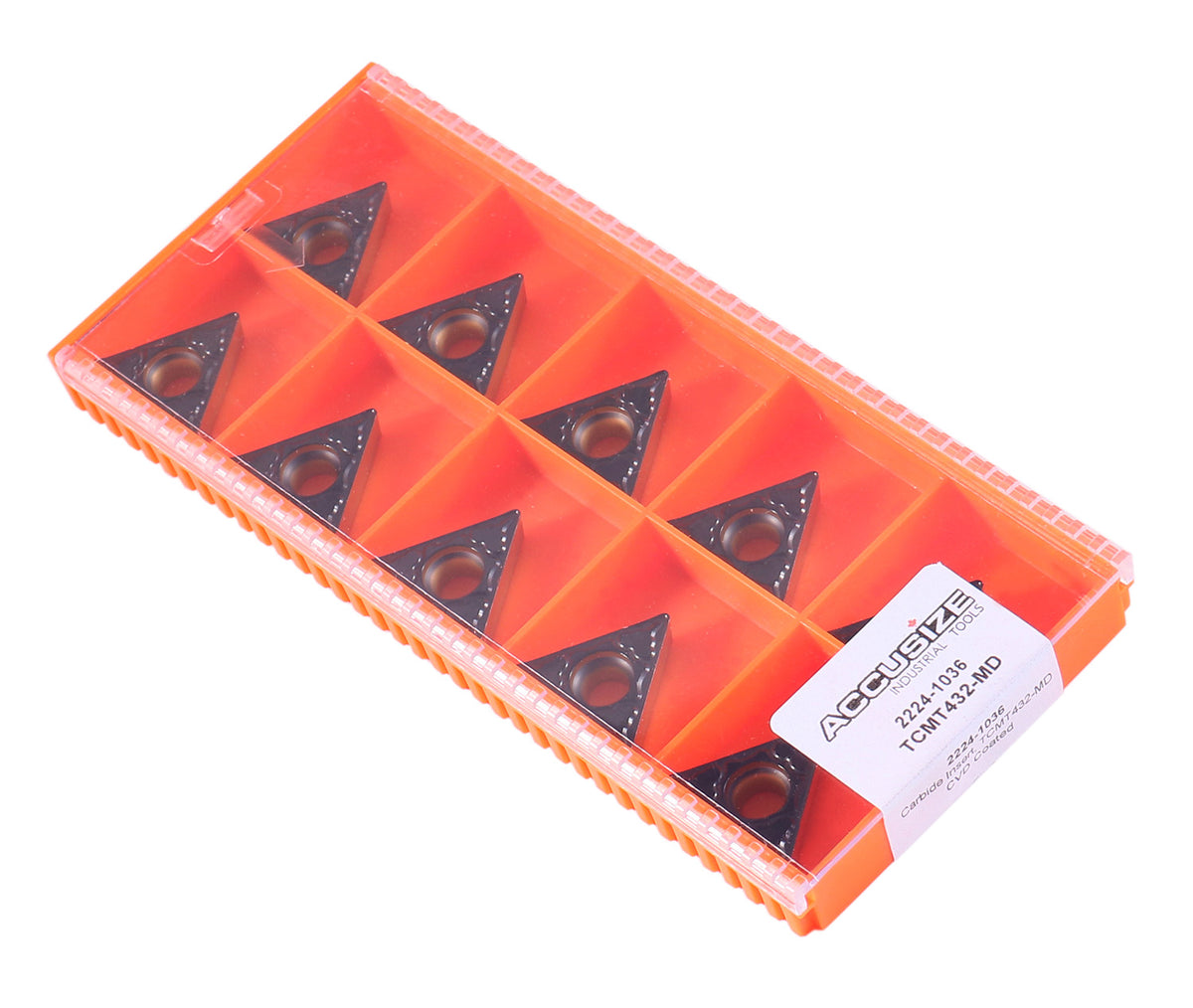 Inserts carbure, Revêtement CVD, TCMT, Noir/Jaune, 10 ps/boîte
