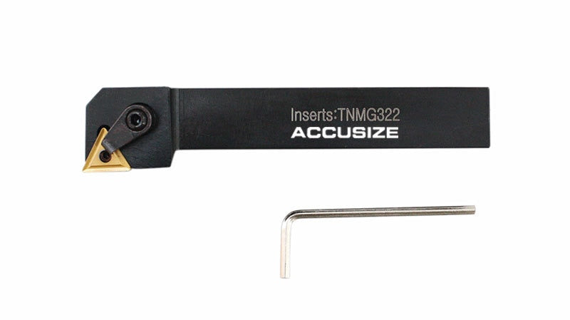 MTFN R/L Toolholders with Carbie TNMG Inserts, Right-Hand and Left-Hand Available