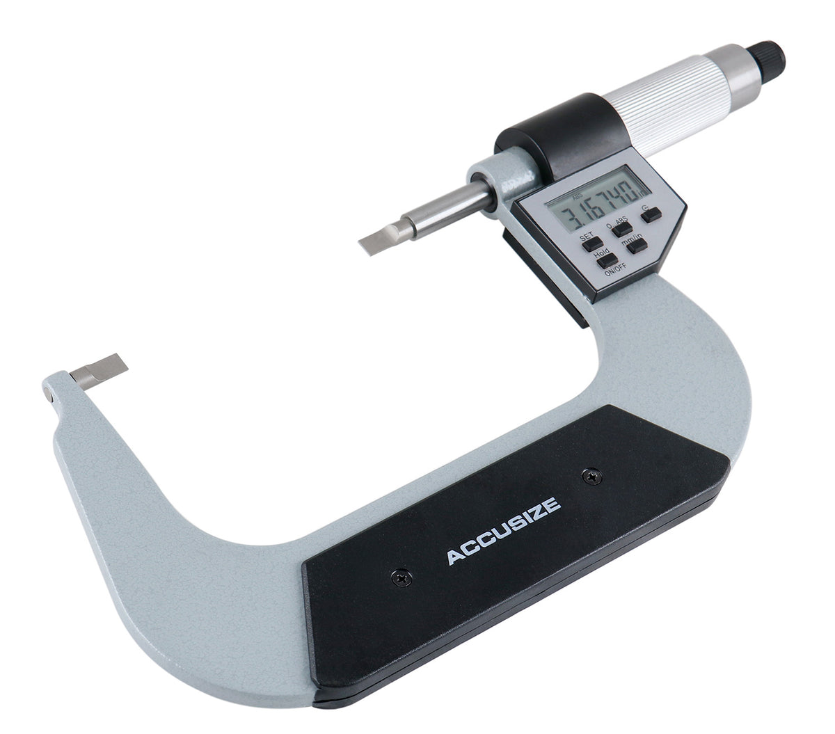 3-4'' by 0.00005'' Blade Electronic Digital Micrometer Abs/Inc Interchangeable, 2312-4010