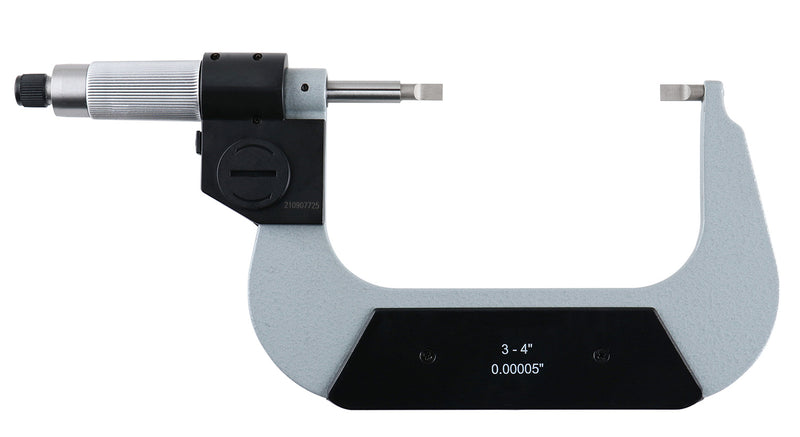 3-4'' by 0.00005'' Blade Electronic Digital Micrometer Abs/Inc Interchangeable, 2312-4010