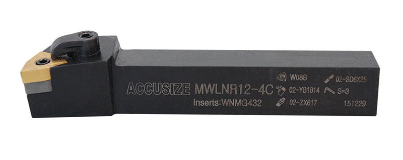 Porte-outils MWLN R/L avec inserts en carbure WNMG