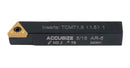 5/16'' by 2'' Oal 5 Pc Indexable Turning Tool Set with Tcmt1.8(1.5) Carbide Inserts, 2380-5042