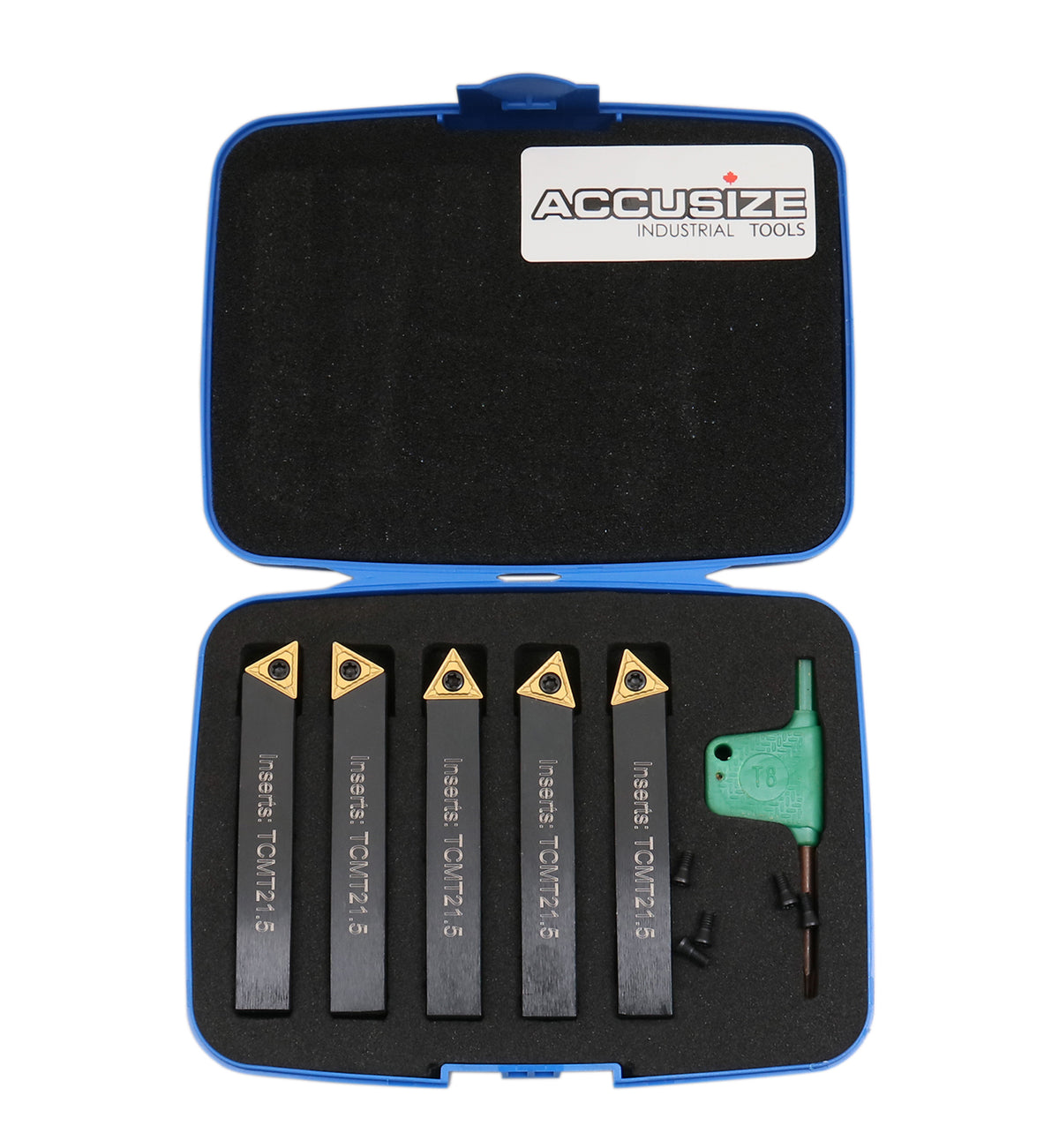 3/8'' 5 Pc Indexable Turning Tool Set, 2380-5062