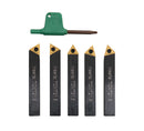 3/8'' 5 Pc Indexable Turning Tool Set, 2380-5062