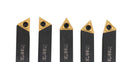 3/8'' 5 Pc Indexable Turning Tool Set, 2380-5062