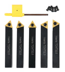 1/2'' 5 Pc Indexable Turning Tool Set, 2380-5082