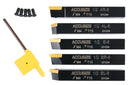 1/2'' 5 Pc Indexable Turning Tool Set, 2380-5082