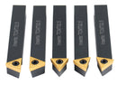1/2'' 5 Pc Indexable Turning Tool Set, 2380-5082