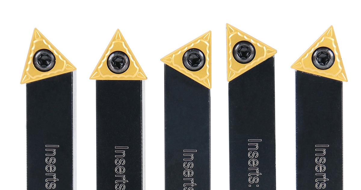 1/2'' 5 Pc Indexable Turning Tool Set, 2380-5082