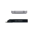 Porte-outils à découpage indexables avec inserts en carbure pour acier et aluminium