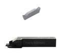 Porte-outils à découpage indexables avec inserts en carbure pour acier et aluminium