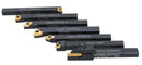 1/4'' Shank 7 Pc Indexable Carbide Turning Tool Set in Fitted Box, 2387-2001