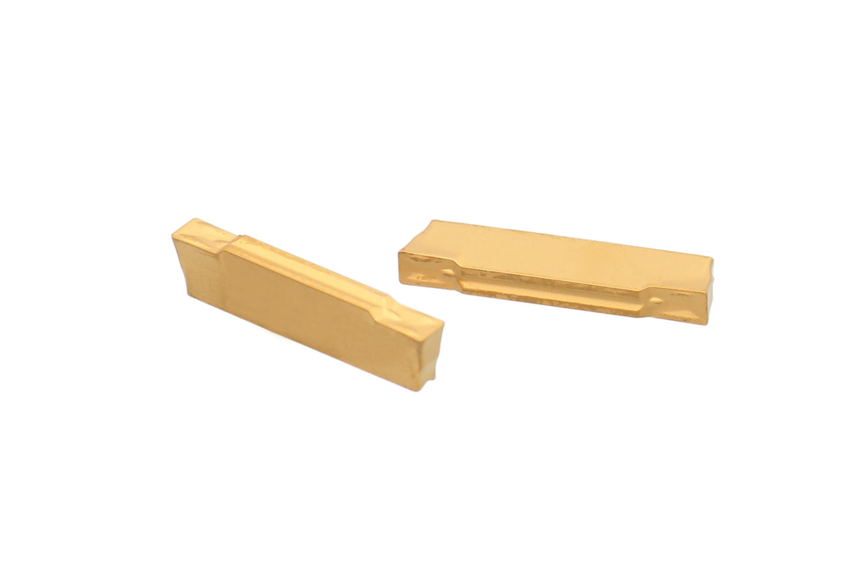 2 pièces de chaque type d'inserts en carbure pour les jeux d'outils de tournage en carbure Accusize 7ps indexables, enduit CVD et revêtu d'étain, total de 10 pièces