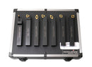 7 pc Indexable Carbide Turning Tools w/ Extra Inserts