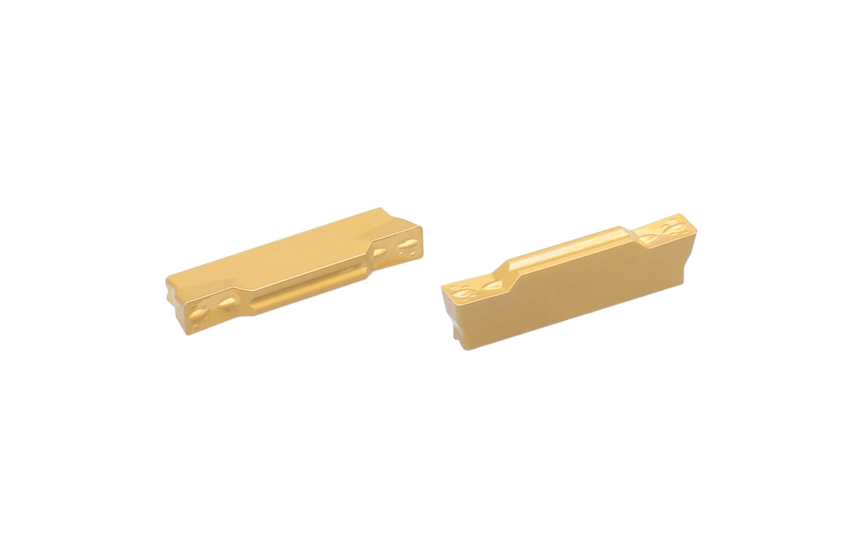 2 pièces de chaque type d'inserts en carbure pour les jeux d'outils de tournage en carbure Accusize 7ps indexables, enduit CVD et revêtu d'étain, total de 10 pièces