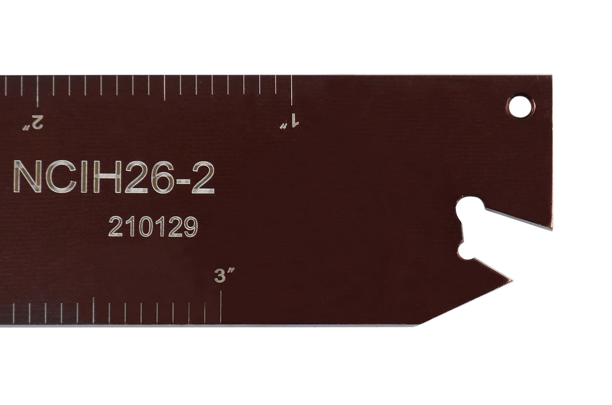 0.087''-0.094'' by 4.33'' Ncih26-2 Vernier Positive Stop Adjustable Blades for Gtn-2 Inserts, 2402-0004