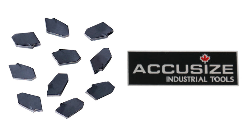 Self-Lock Carbide Cut-off GTN Carbide Inserts, 0 Degree Angle, for Cutting Steel, Aluminum or Stainless Steel
