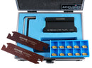 3/4'' Self-Lock Block Sltbn19-5 with 5 Pcs Gtn-3 Inserts, 5 Pcs Gtn-4 Inserts, Blade Ncih26-3 and Blade Nich26-4, 2410-0013