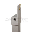 Porte-rainures et coupures indexables robustes avec embouts GTN extra 10 enrobés en carbure étN, 3/8", 1/2', 3/4", & 1", main droite