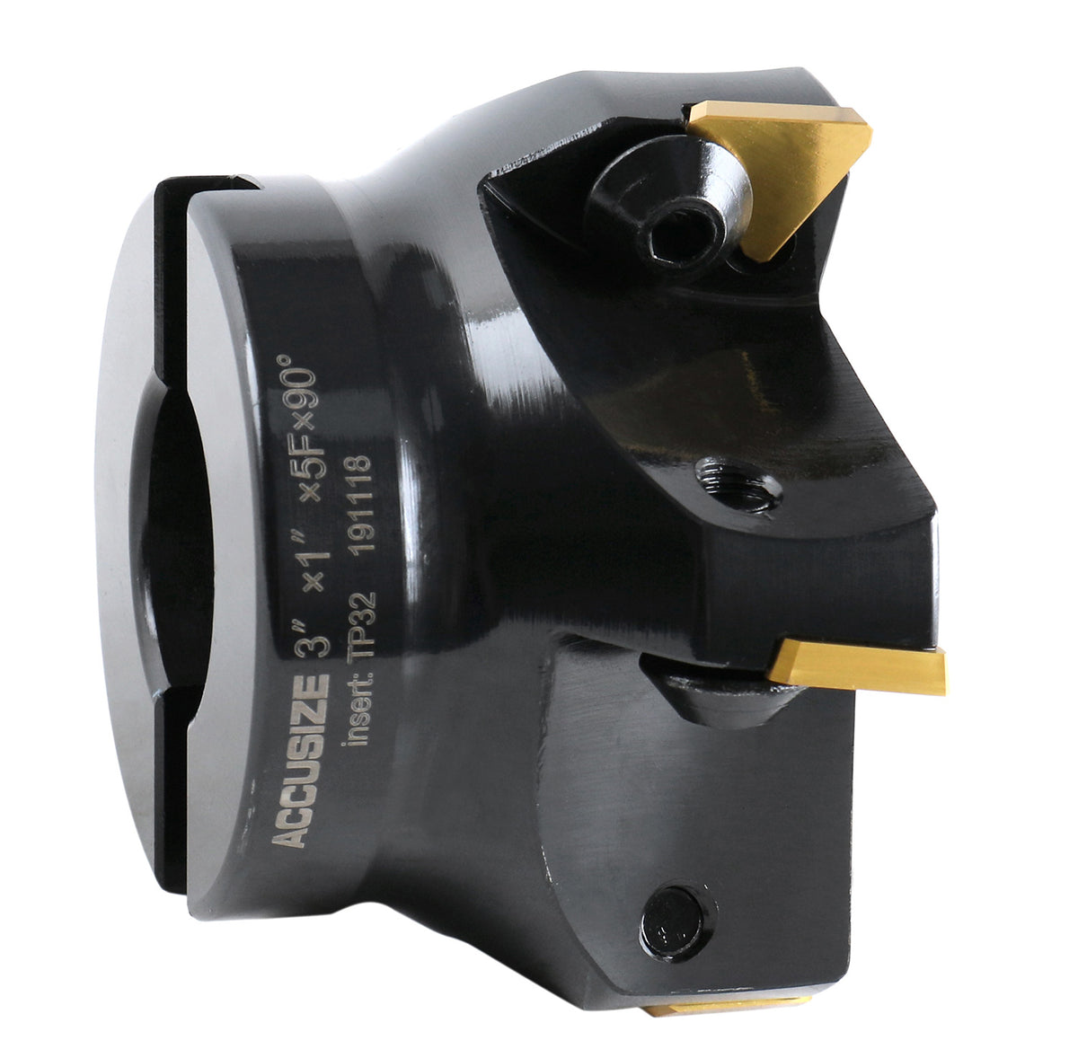 3 inch Indexable Face Milling Cutter 90 Degree, Positive Rake with Tpg322, 2508-0018