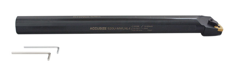 S-MWLN Heavy-Duty Boring Bars with WNMG 43 Insert ( Oxide Body ), Right Hand & Left Hand