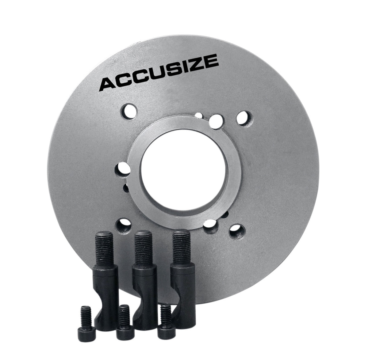 Fully Machined Lathe Chuck Back Plate, D1 Type Adapter for Most 4 Jaw Independent Chucks