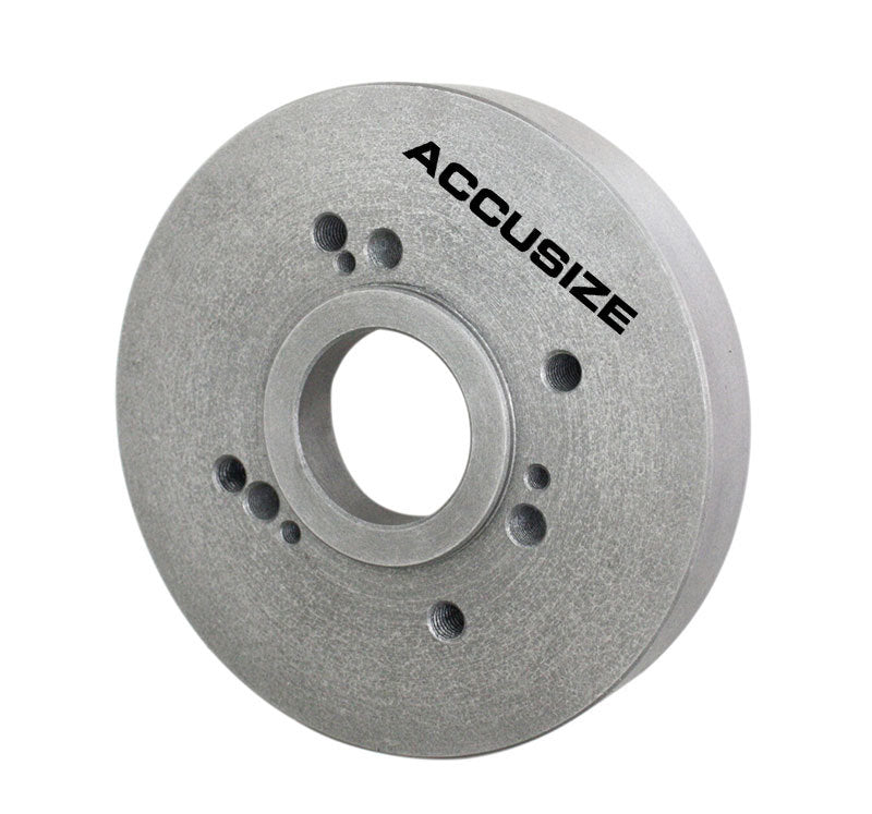 Fully Machined Lathe Chuck Back Plate, D1 Type Adapter for Most 4 Jaw Independent Chucks