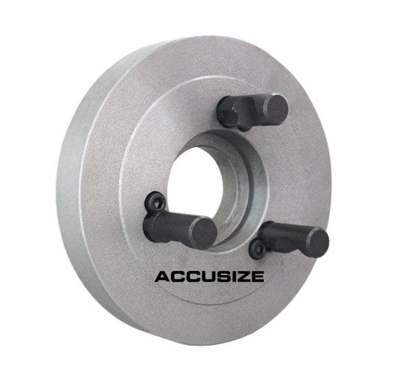 Fully Machined Lathe Chuck Back Plate, D1 Type Adapter for Most 4 Jaw Independent Chucks